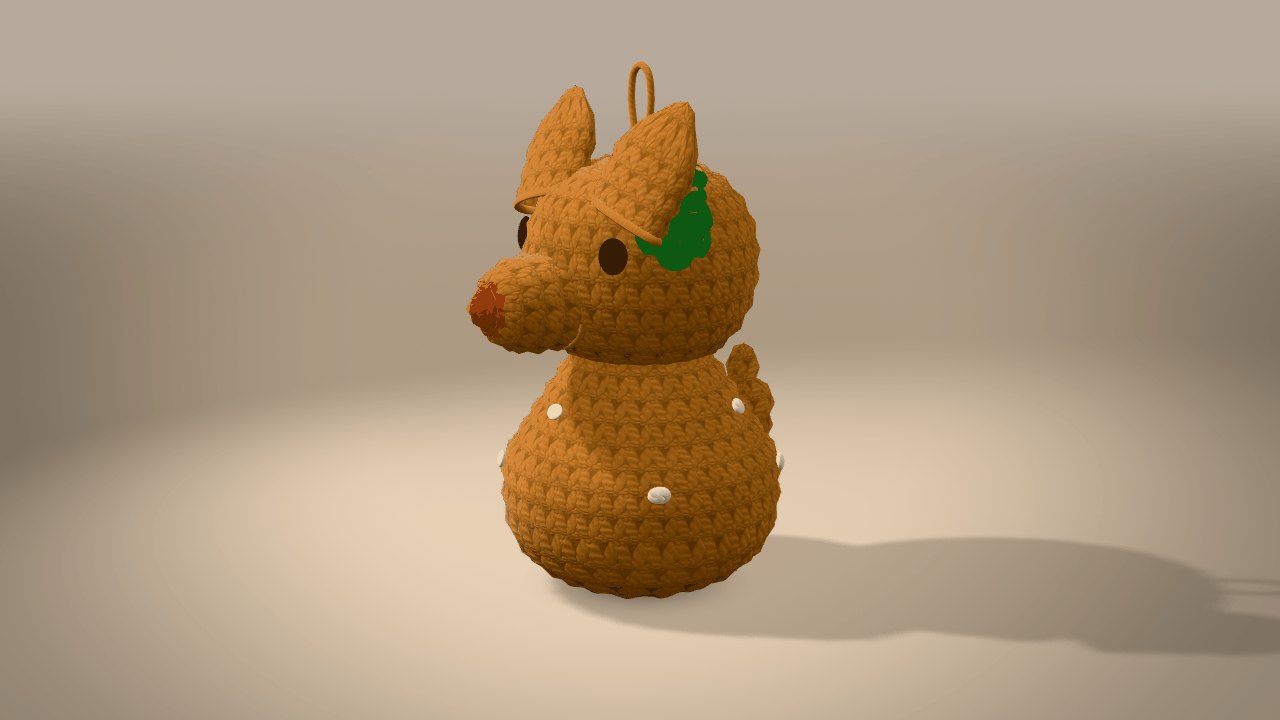 Little Christmas Fawn in 3D