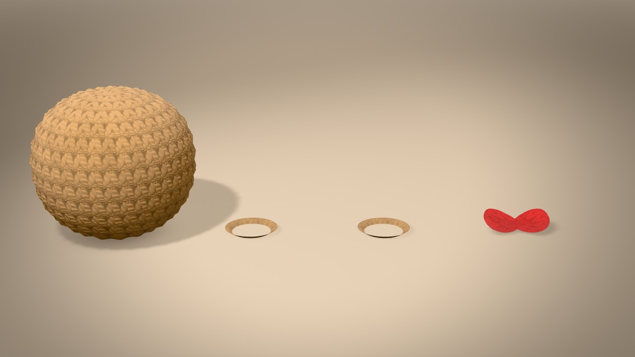 Little Christmas Hamster in 3D: every piece