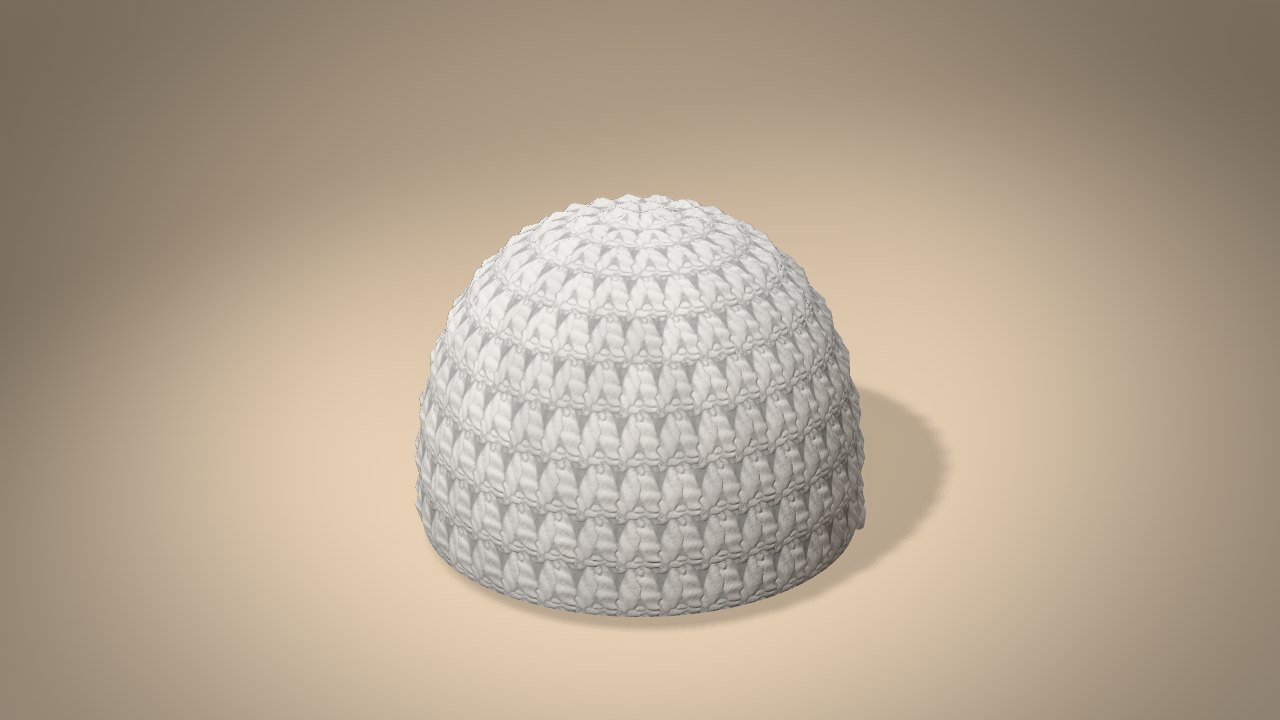 Little Christmas Hippo in 3D: halfway