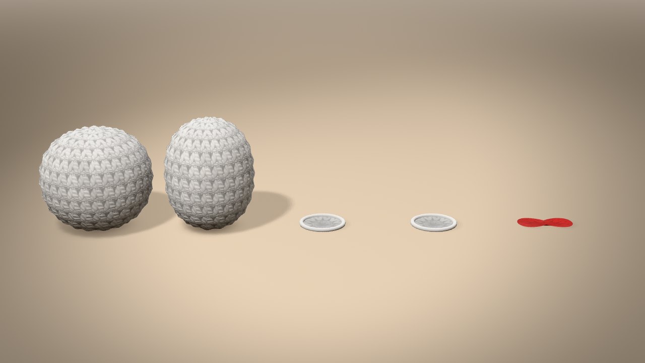 Little Christmas Koala in 3D: every piece