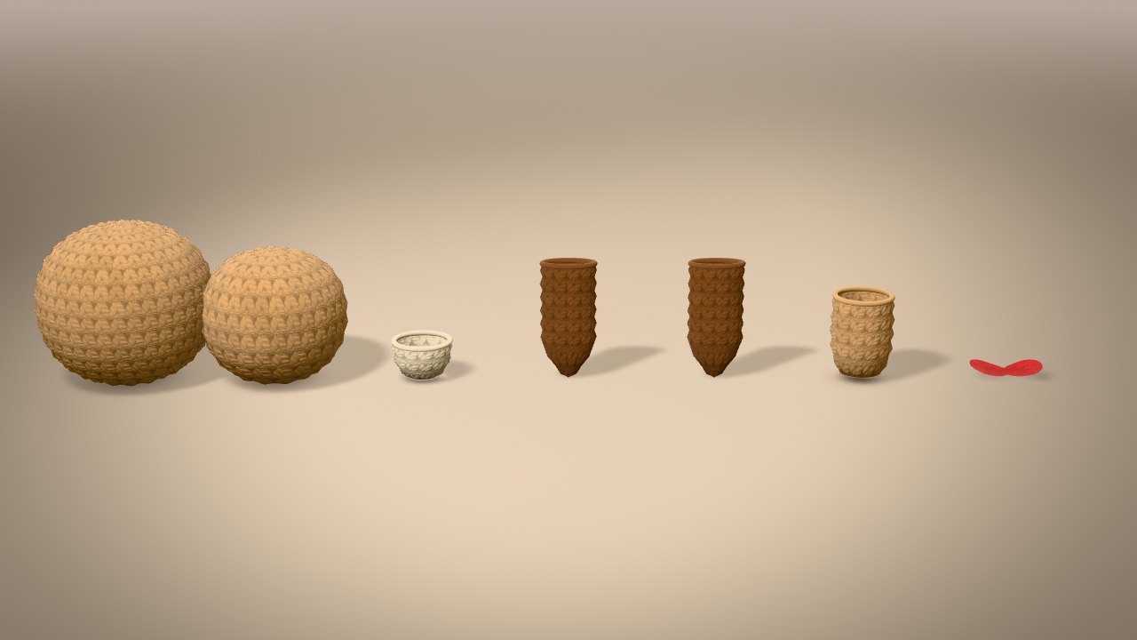 Little Christmas Puppy in 3D: every piece
