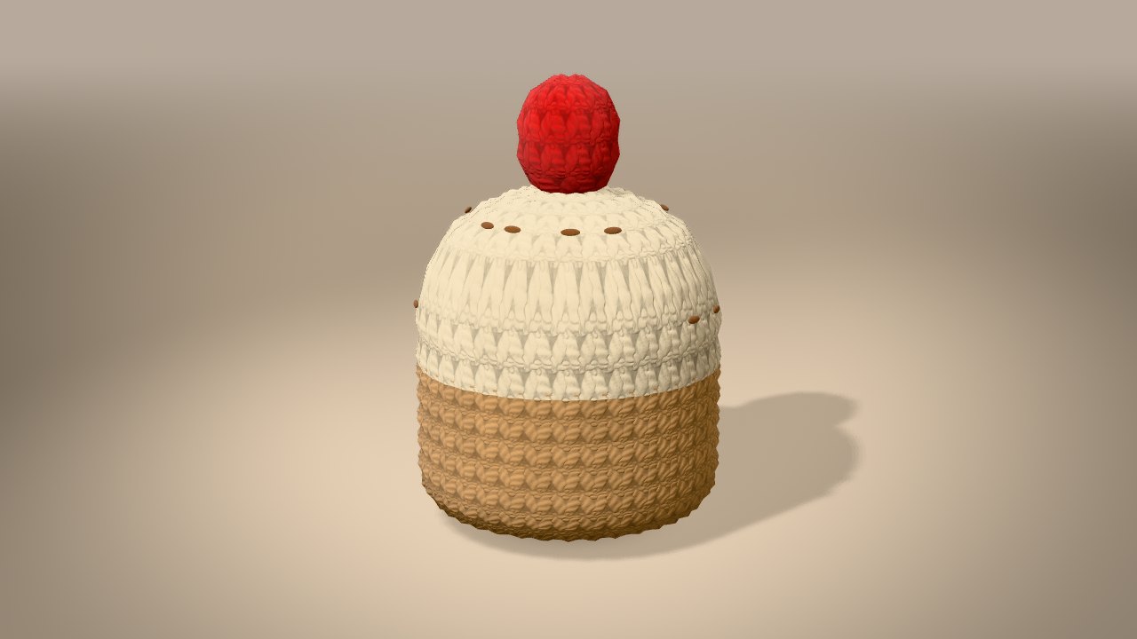 Little Cupcake in 3D: finished