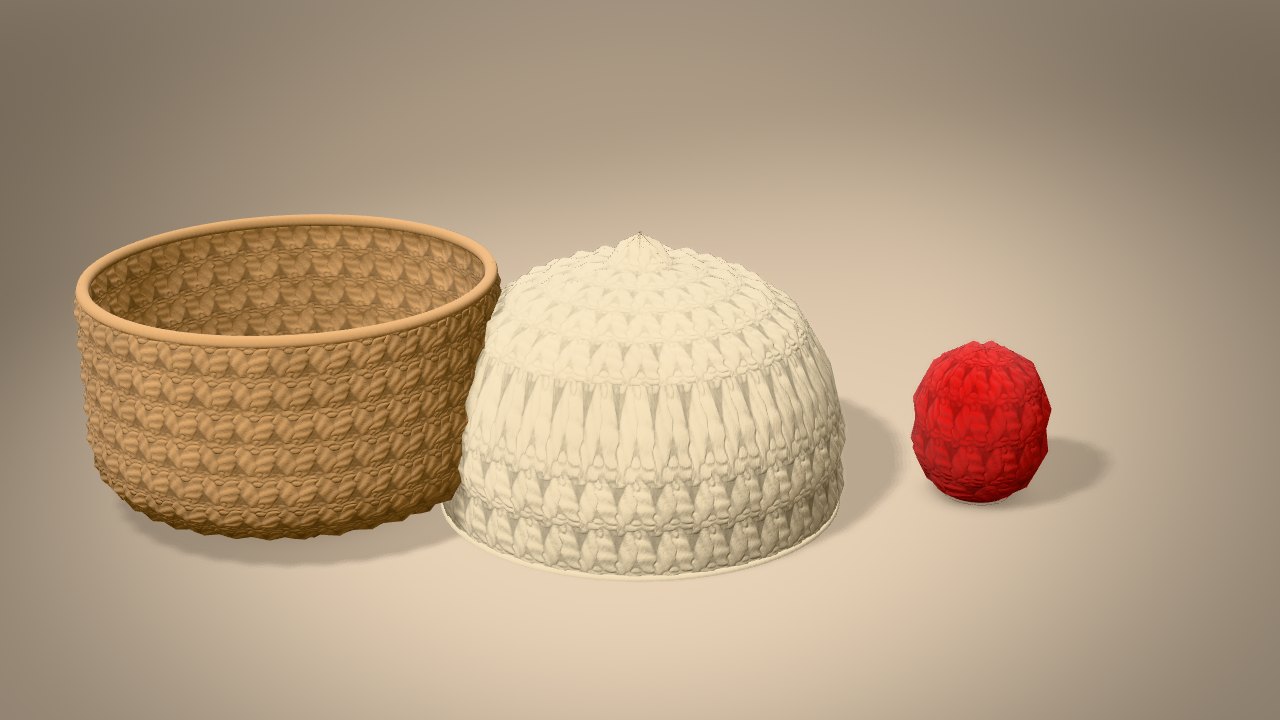 Little Cupcake in 3D: every piece