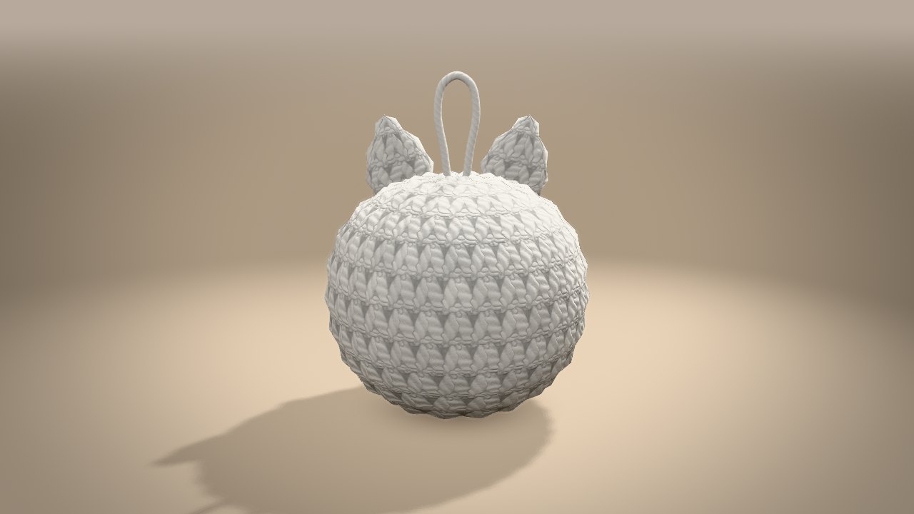 Little Fox in 3D: from the back
