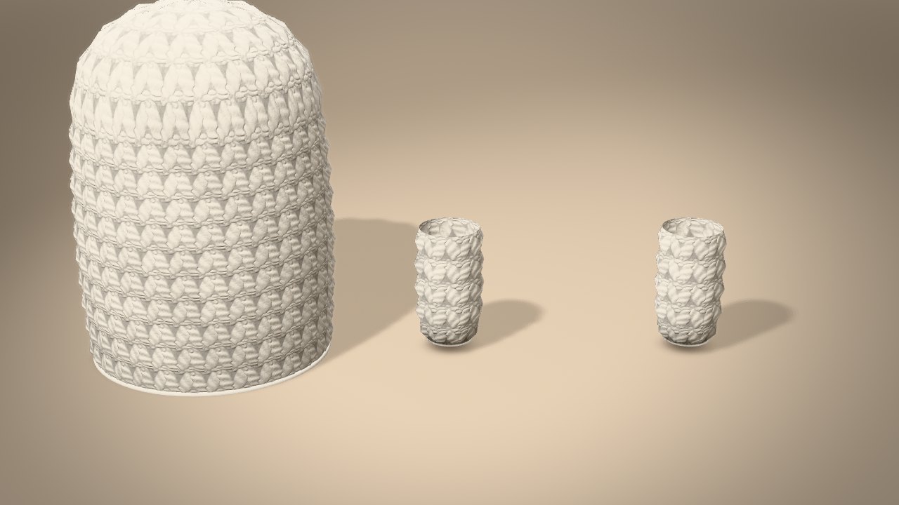 Little Ghost in 3D: every piece