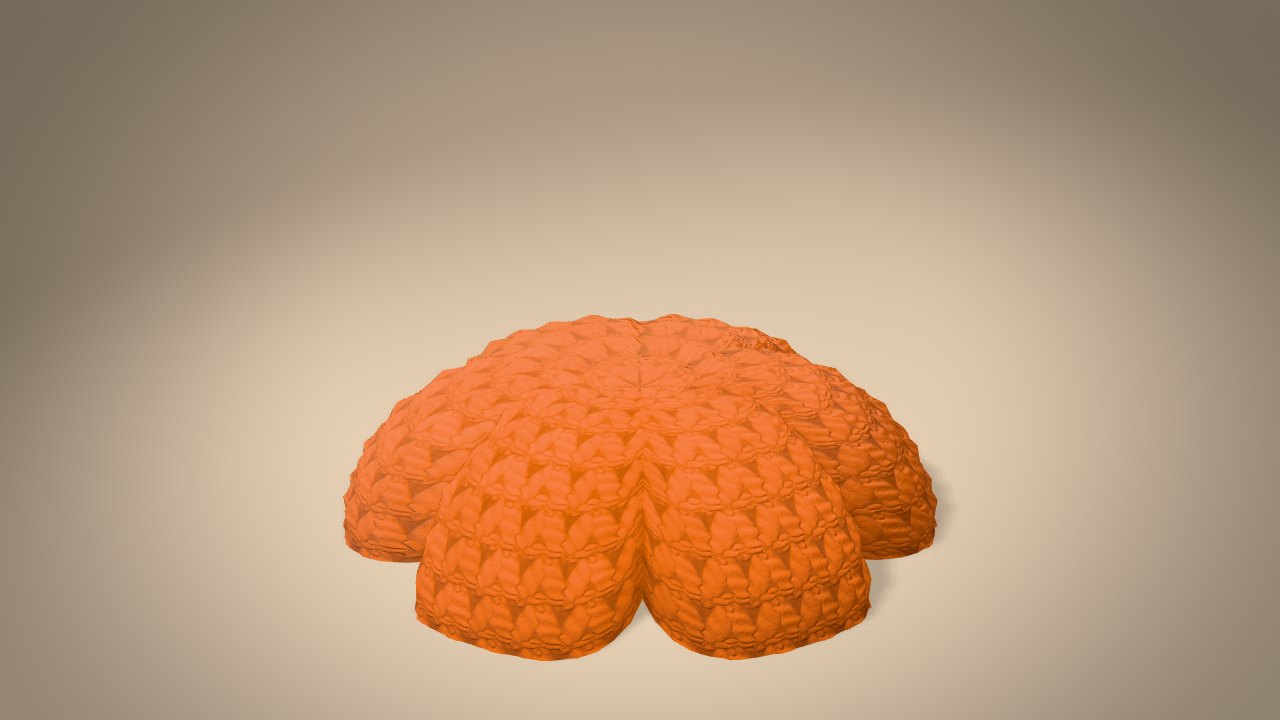 Little Harvest Pumpkin in 3D: halfway