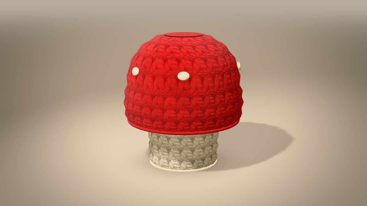 Little Mushroom in 3D: finished