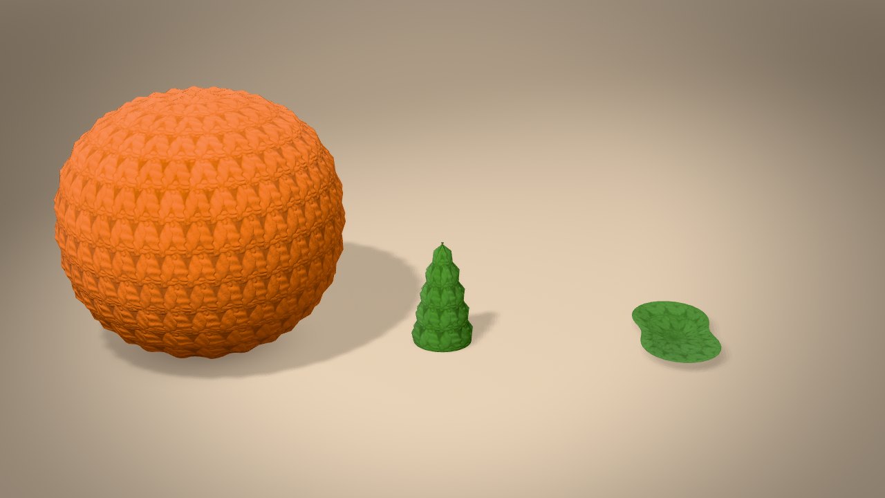 Little Orange in 3D: every piece