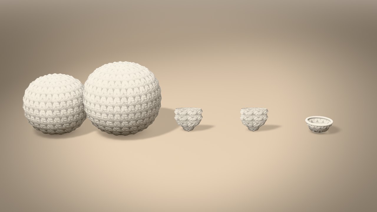 Little Polar Bear Ornament in 3D: every piece