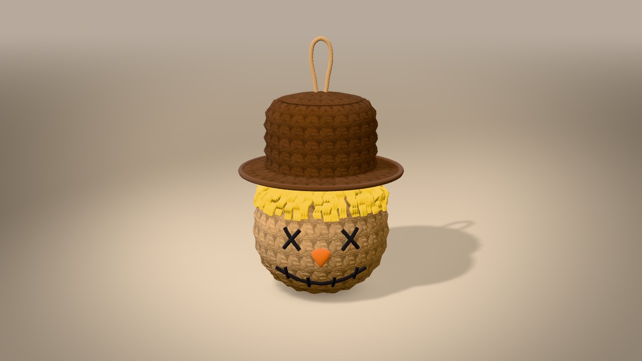 Little Scarecrow in 3D: finished