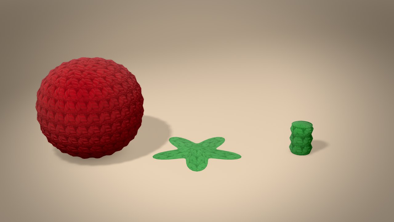 Little Strawberry in 3D: every piece