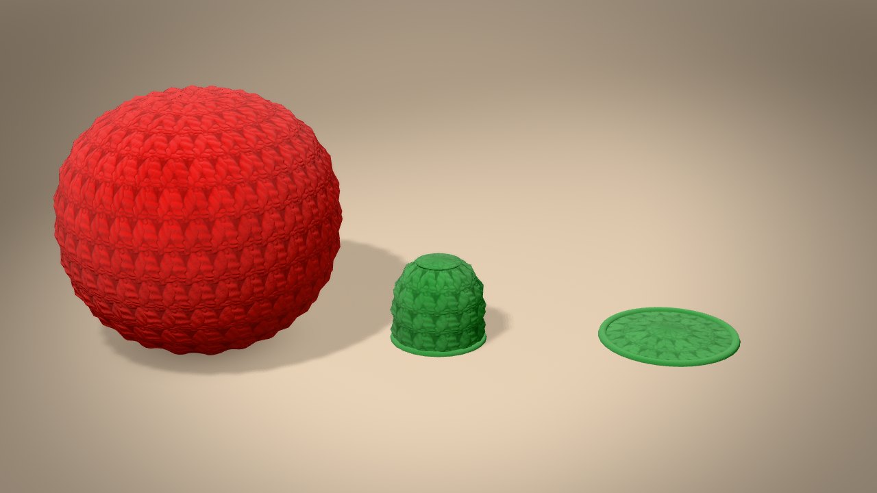 Little Tomato in 3D: every piece