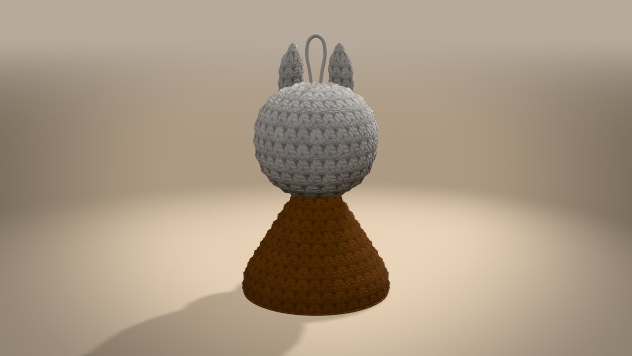 Little Werewolf in 3D: from the back