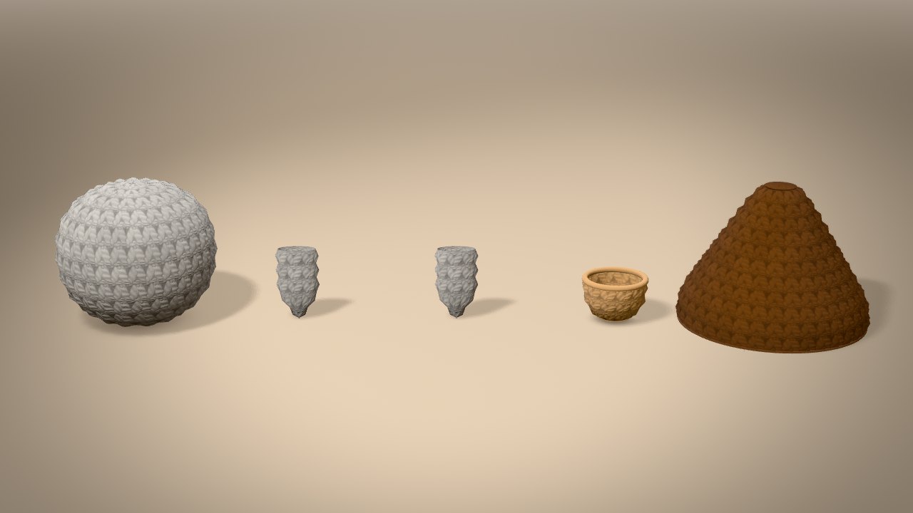 Little Werewolf in 3D: every piece