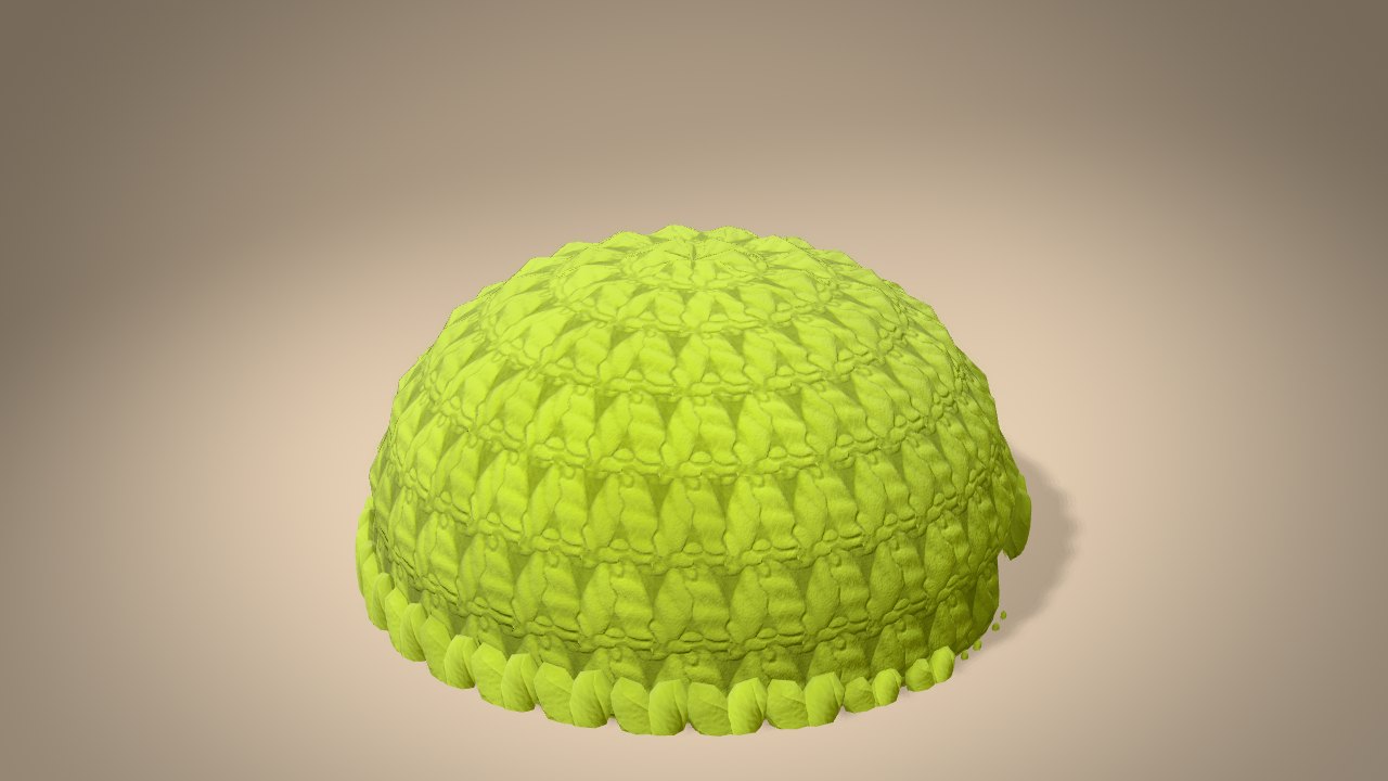 Little Witch Ornament in 3D: halfway
