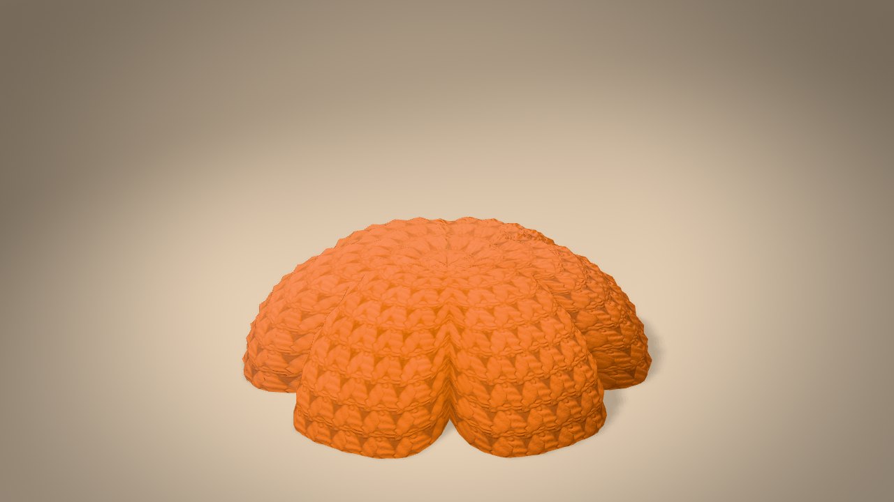 Little Witch Pumpkin in 3D: halfway