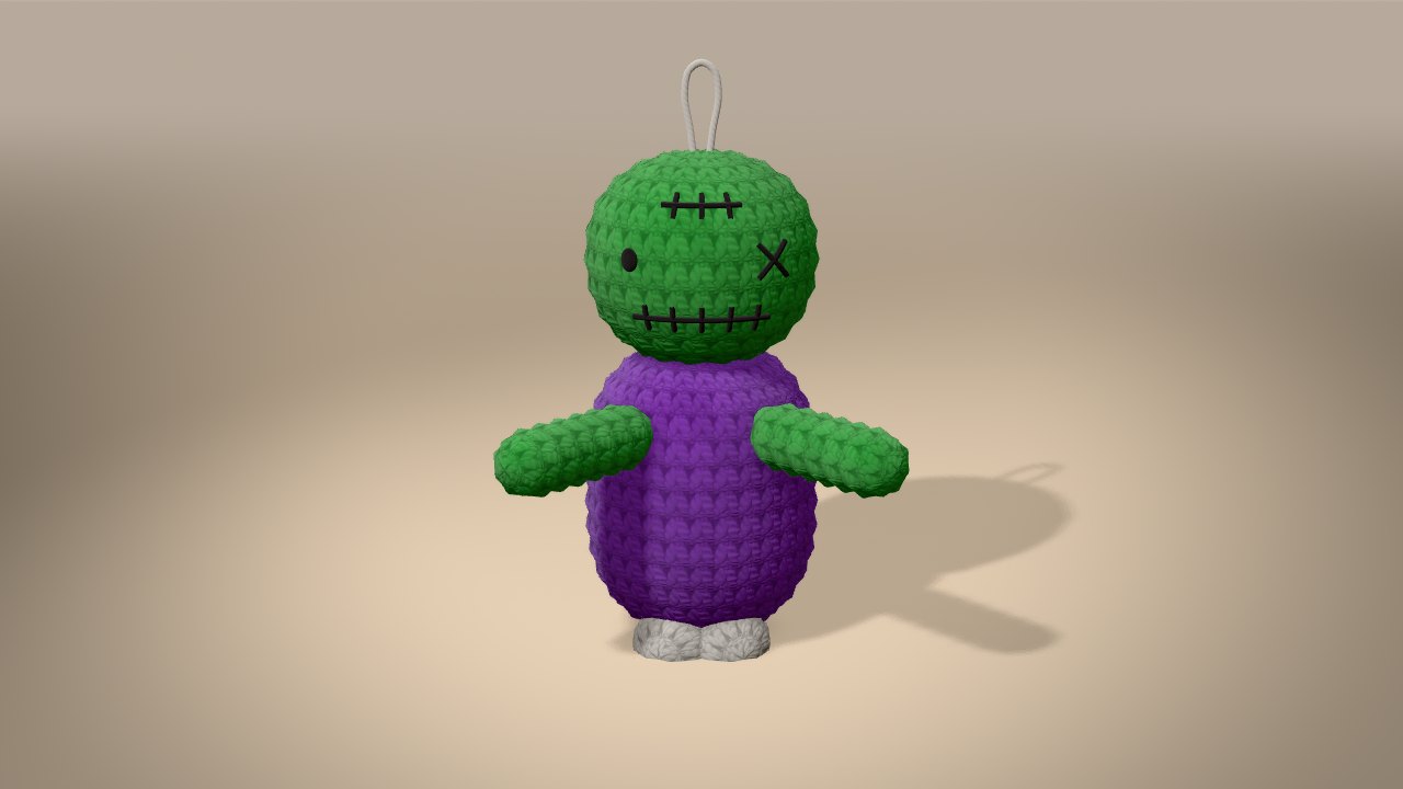 Little Zombie in 3D: finished