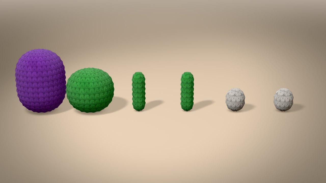 Little Zombie in 3D: every piece