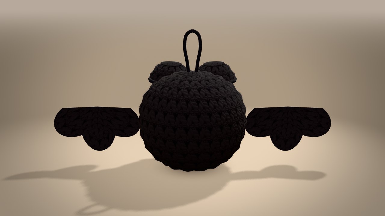 Mini Bat in 3D: from the back
