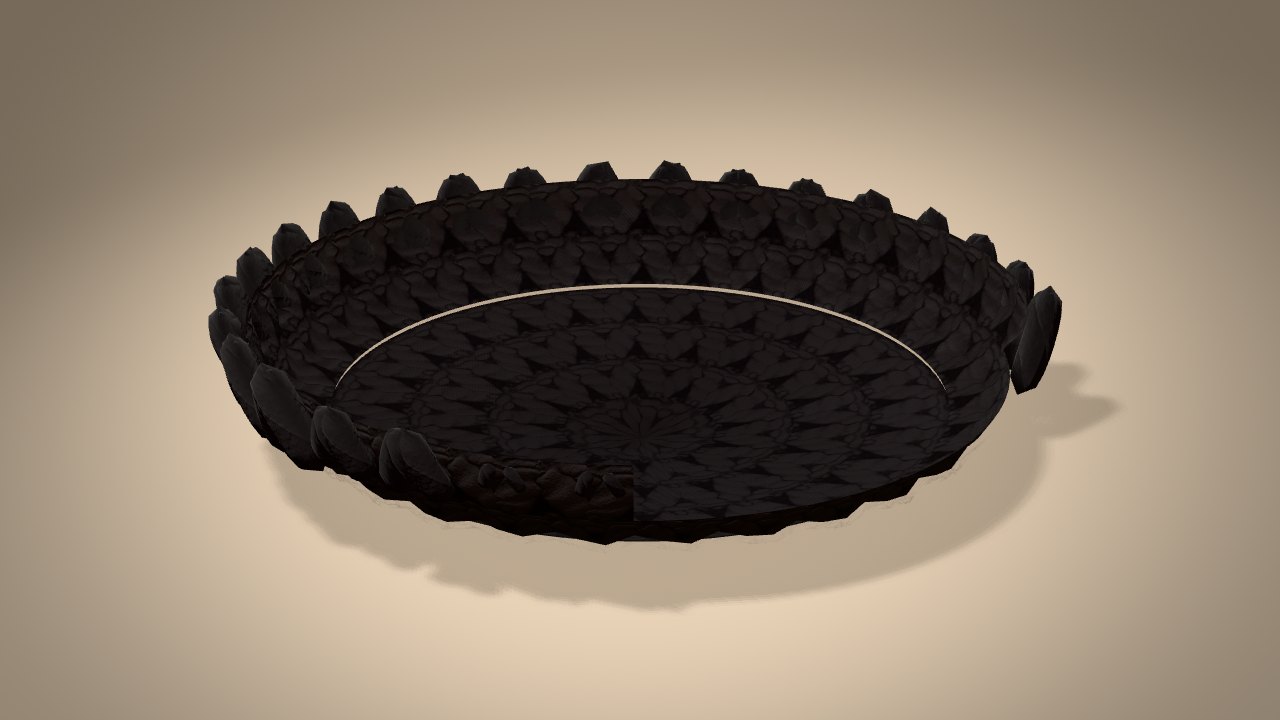 Mini Cauldron in 3D: halfway