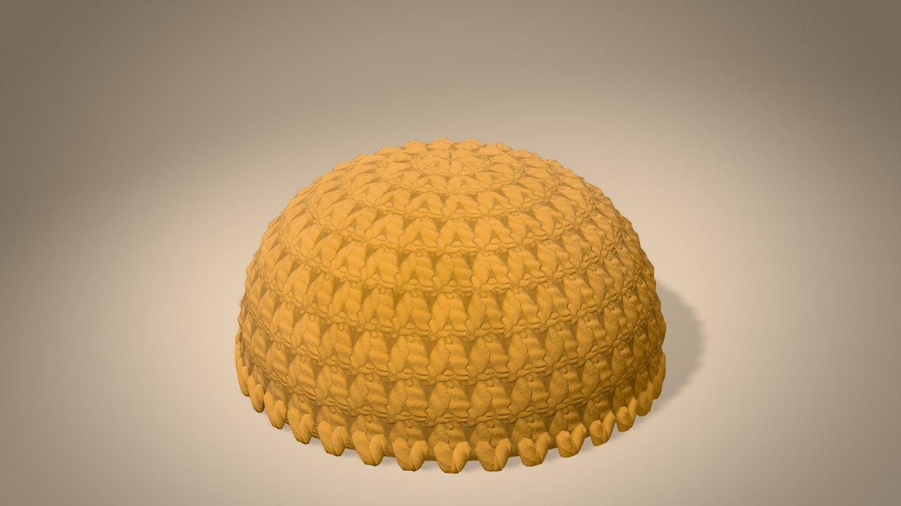 Mini Christmas Bear in 3D: halfway