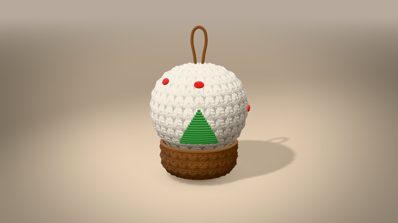 Mini Snow Globe in 3D