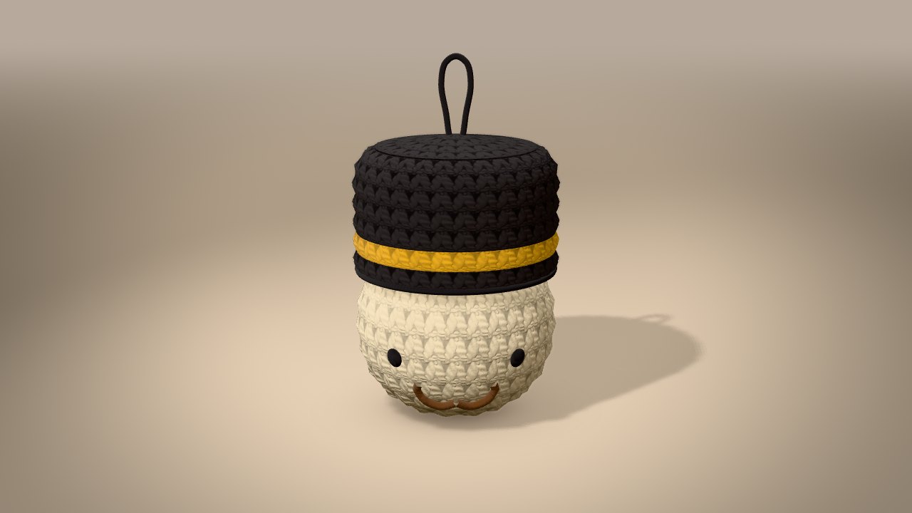 Mini Toy Soldier Ornament in 3D