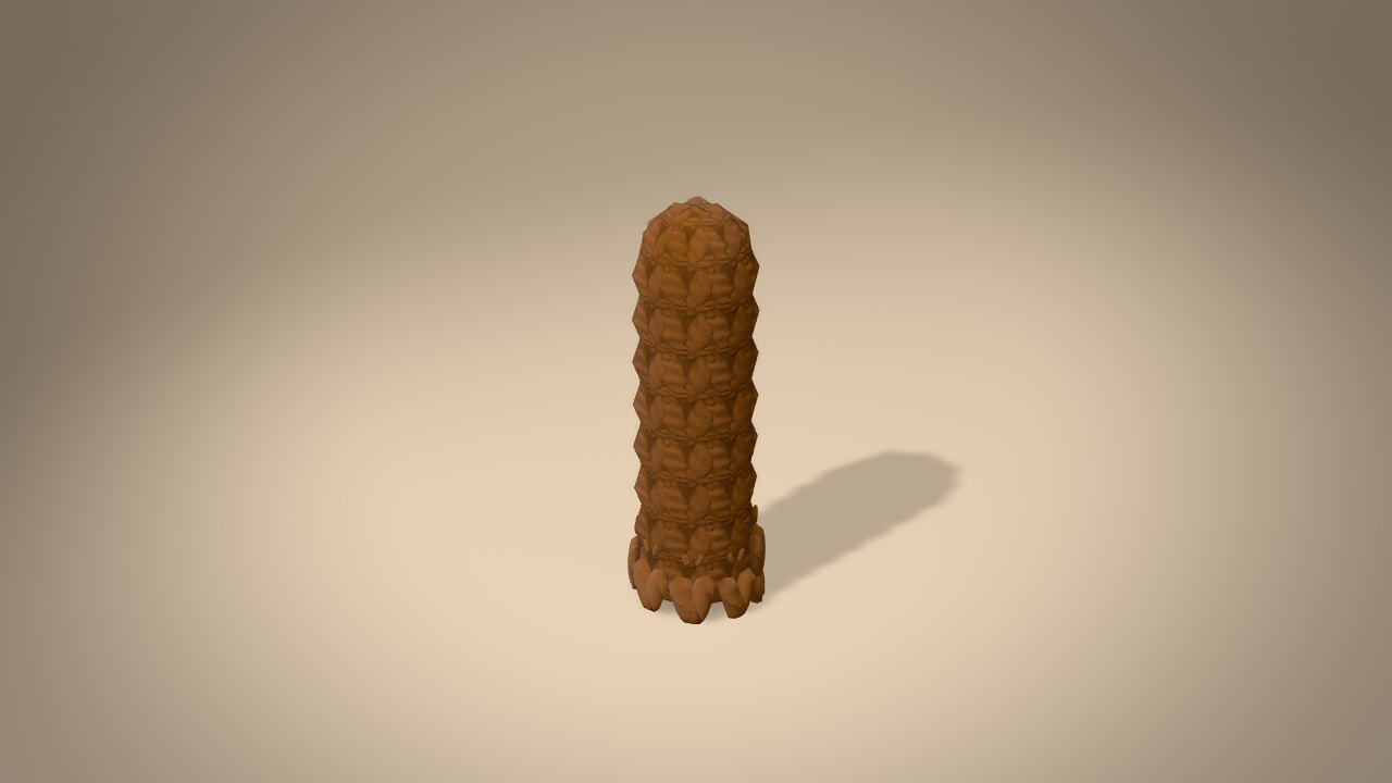 Mini Witch Broom in 3D: halfway