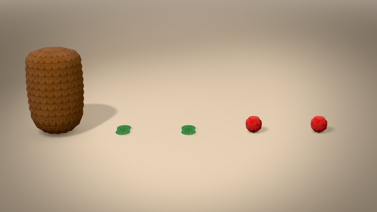 Mini Yule Log in 3D: every piece