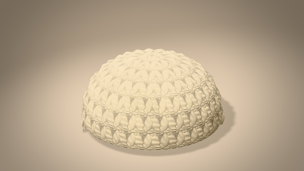 Mummy Ornament in 3D: halfway