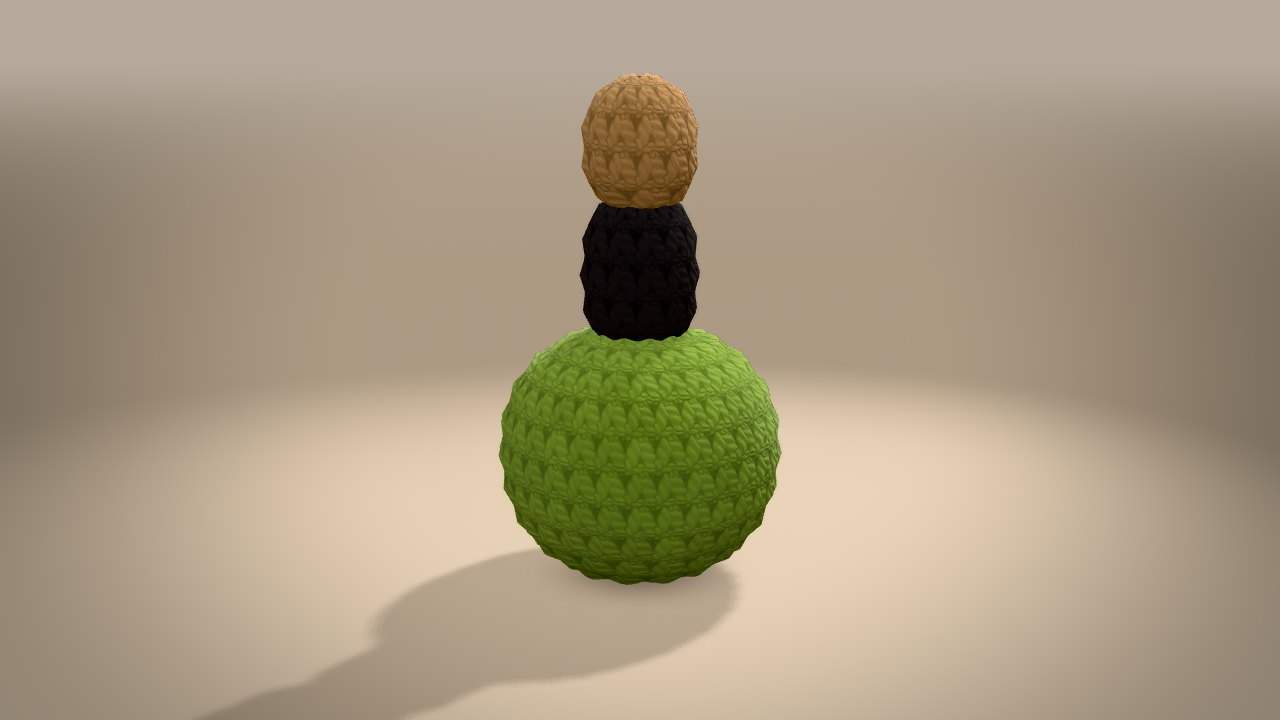 Potion Bottle in 3D: from the back