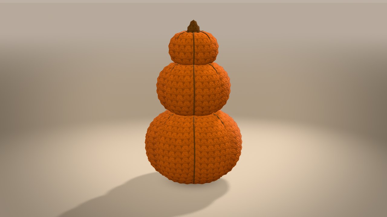 Stacking Pumpkins in 3D: from the back