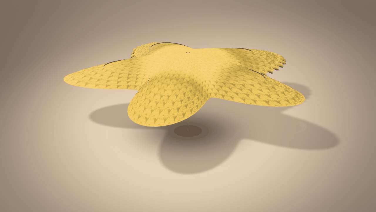 Wishing Star Amigurumi in 3D: halfway