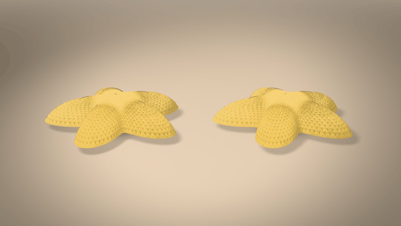 Wishing Star Amigurumi in 3D: every piece