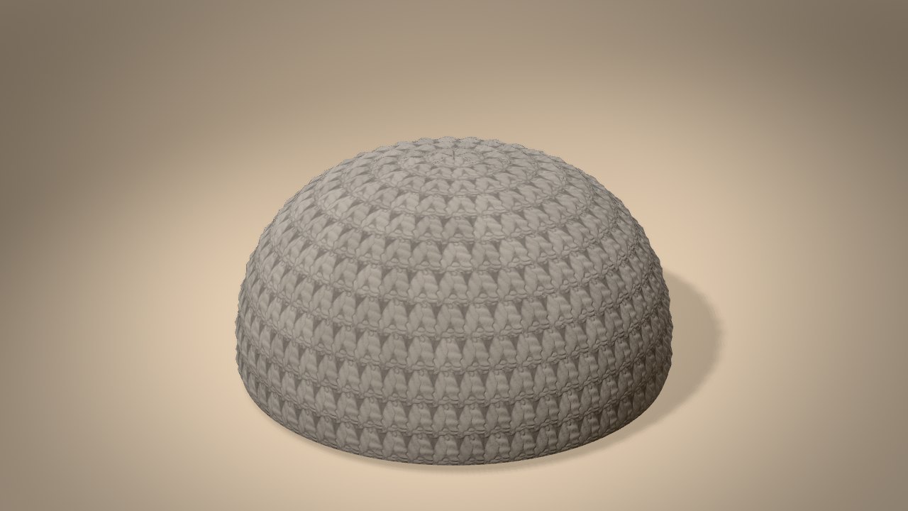 Woodland Raccoon Crochet Pattern in 3D: halfway